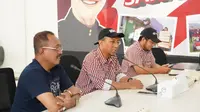 Wakil Wali Kota Surabaya Armuji berkunjung ke Posko Pemenangan DPP Sahabat Ganjar di Kebayoran Baru, Jakarta Selatan, Selasa sore 3 Oktober 2023. (Istimewa)