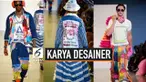 Maggie Hutauruk menampilkan busana unik di New York Fashion Week Spring / Summer 2020. Ia mendesain karung beras hingga karung terigu menjadi item fesyen.