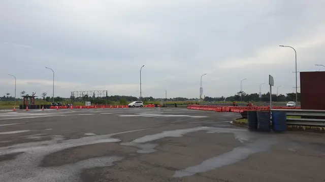 Lokasi Street Race Polda Metro Jaya di kawasan BSD, Tangsel