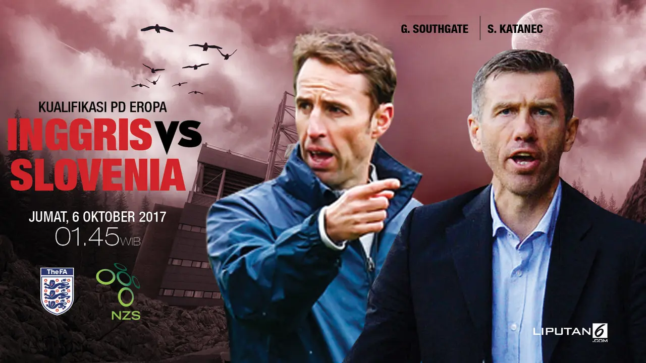 Prediksi Inggris vs Slovenia