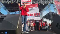Ketua Umum Partai Solidaritas Indonesia (PSI) Kaesang Pangarep mengungkapkan kekesalannya sering disuruh-suruh oleh sang kakak sekaligus calon wakil presiden (cawapres) nomor urut 2, Gibran Rakabuming Raka. (Lizsa Egeham).