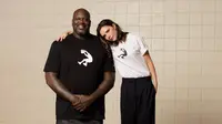 Shaquille O'neal with Victoria Beckham - Photo: reebok