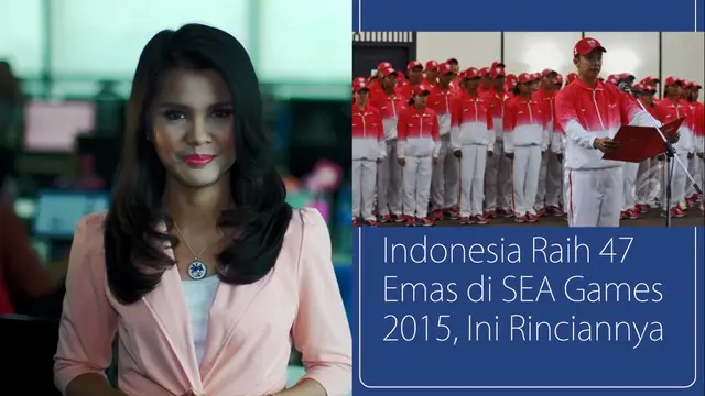 Daily TopNews hari ini akan menyajikan berita seputar Indonesia yang meraih 47 emas di SEA Games 2015 Singapura, dan Menteri Agama yang memutuskan 1 ramadan jatuh pada Kamis, 18 Juni 2015. Bagaimana berita lengkapnya? Simak videonya yuk