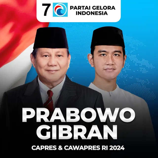 Partai Gelora Dukung Prabowo dan Gibran Sebagai Duet Capres-Cawapres 2024