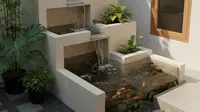 9 Model Kolam Ikan Sudut Depan Rumah Minimalis, Oase Estetik Penuh Ketenangan