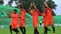 Malang United, klub Liga 3 Jatim yang paling banyak memakai jasa eks pemain profesional. (Bola.com/Iwan Setiawan)