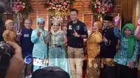 Di Tengah Blusukan, Agus Yudhoyono Hadiri Pernikahan Warga Johar 