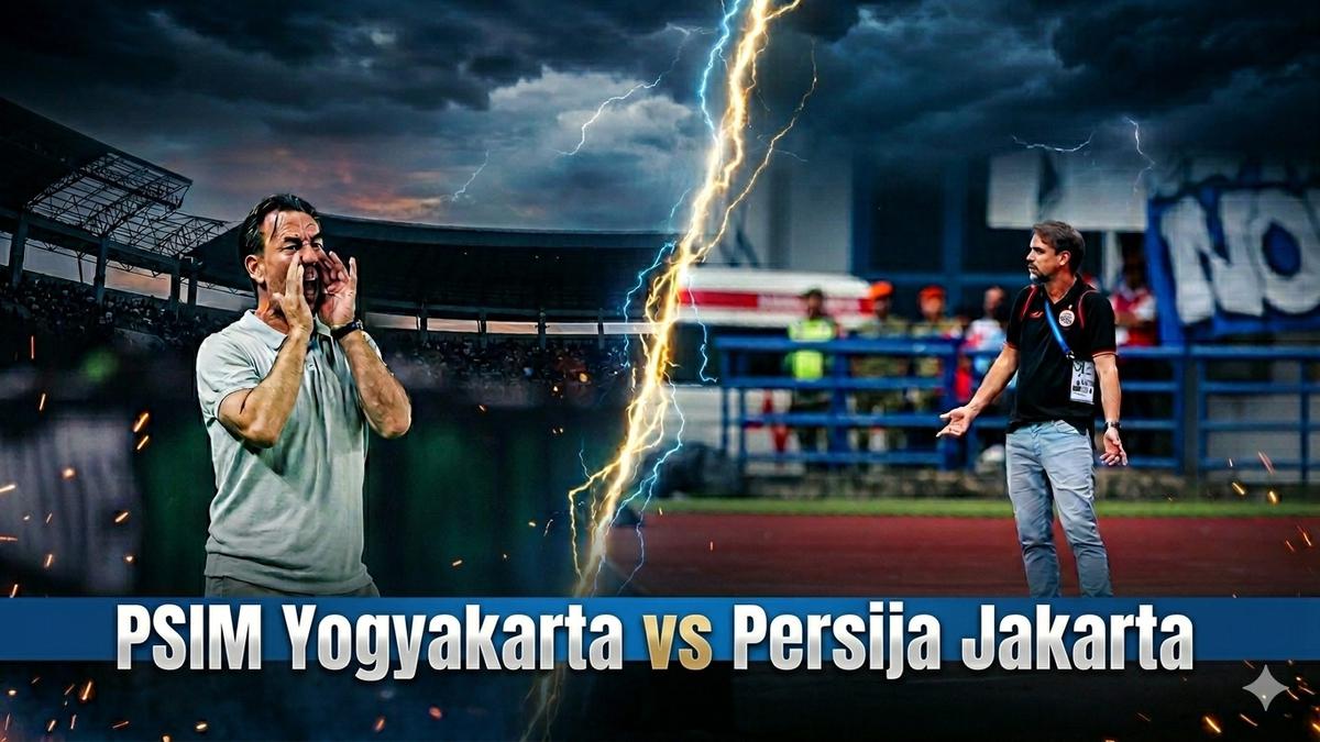 Duel Pelatih PSIM Vs Persija di BRI Super League: Jean-Paul van Gastel Terdesak, Mauricio Souza Mengancam