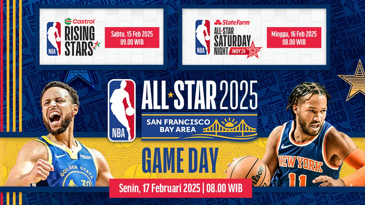 Jadwal Siaran Langsung NBA All Star 2025 di Vidiov