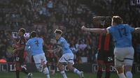 Omar Marmoush mencetak gol kemenangan City atas Bournemouth di perempat final Piala FA (AFP)