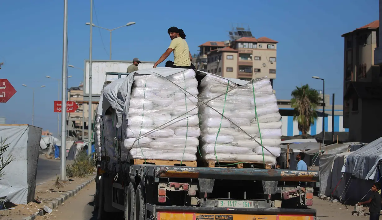 Gencatan senjata merupakan bagian dari rencana perdamaian yang digagas oleh Presiden Amerika Serikat Donald Trump, dalam upaya mengakhiri konflik dua tahun antara Israel dan Hamas. (Eyad BABA/AFP)