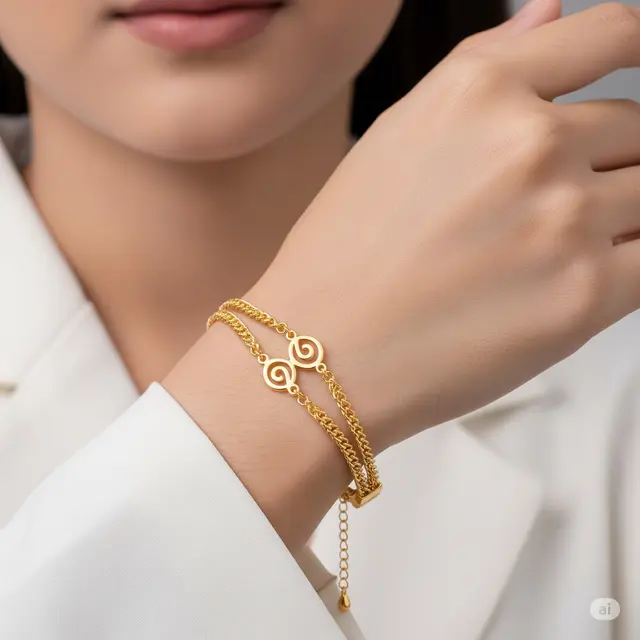 Gelang Double Layer Ringan