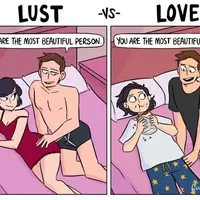 Cinta dan nafsu beda tipis. jangan salah membedakannya. (ilustrasi: Karina Farek)