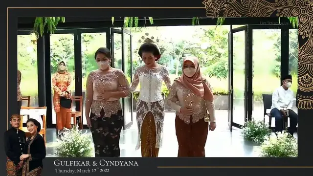 7 Momen Akad Nikah Cyndyana Lorens Adik Kriss Hatta, Kental Nuansa Adat Jawa