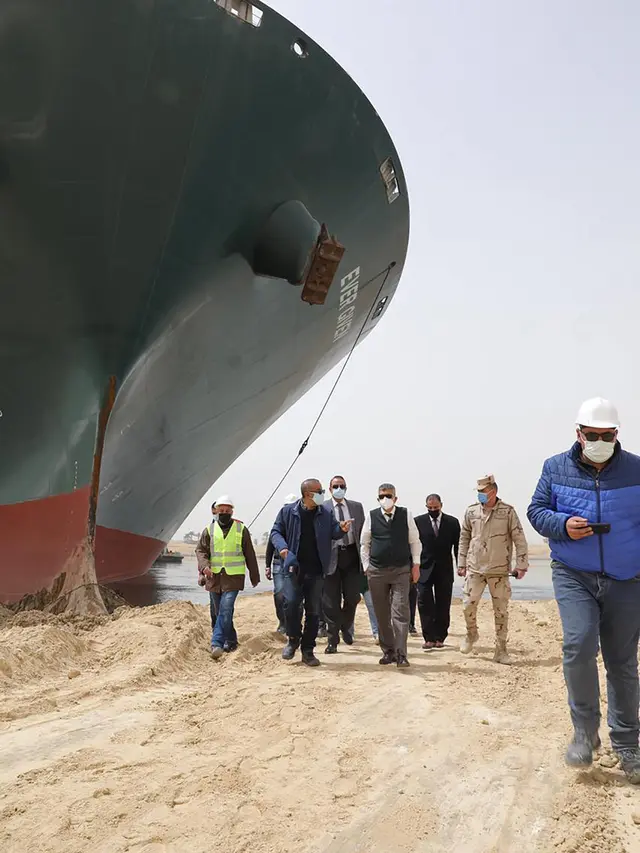 Suez Canal Authority via AP