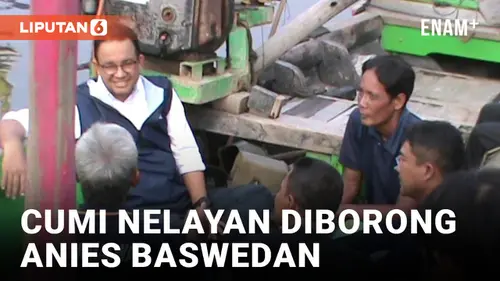VIDEO: Anies Baswedan Borong Cumi Segar Nelayan di Tangerang