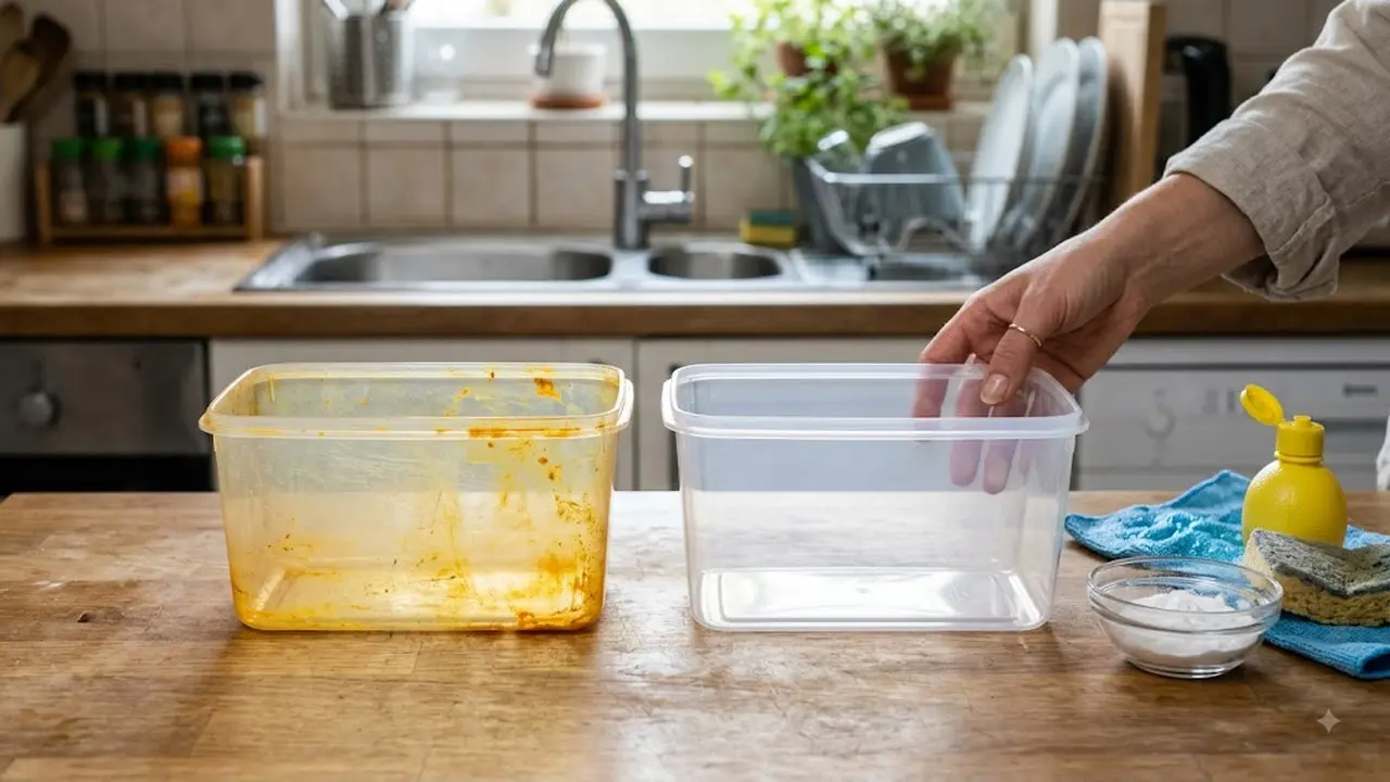 Tips Mencegah Wadah Plastik Bernoda Kunyit/AI Generated