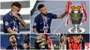 Berikut ekspresi kekecewaan sekaligus kesedihan striker Paris Saint-Germain (PSG), Neymar, usai gagal mempersembahkan gelar juara Liga Champions.