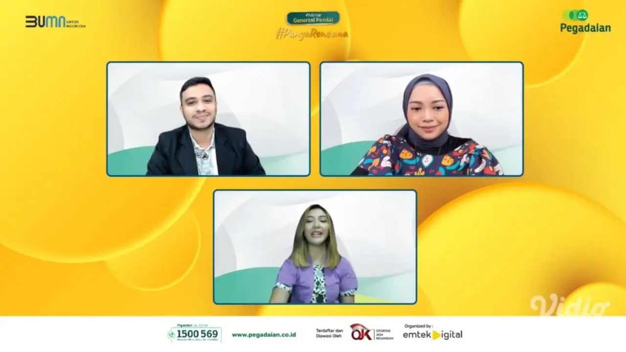 Intip Cara Wujudkan Mimpi dengan Cerdas Investasi dalam Webinar Pegadaian