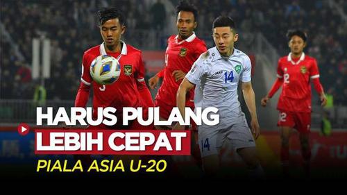 VIDEO: Imbang Lawan Uzbekistan, Timnas Indonesia U-20 Gugur di Piala Asia U-20 2023