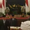 Presiden Prabowo Subianto melantik Mayor Teddy Indra Wijaya sebagai Sekretaris Kabinet di Istana Negara Jakarta, Senin (21/10/2024). (Merdeka.com/Alma Fikhasari)