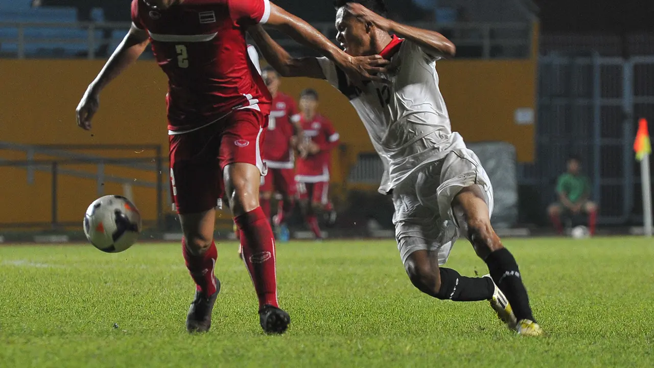 Inidonesia vs Thailand di ASEAN University Games 2014