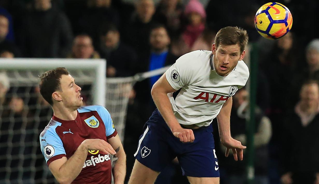 8. Jan Vertonghen (Tottenham Hotspur) - Bek tengah.(AFP/Lindsey Parnaby)