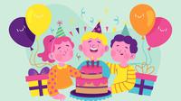 Ilustrasi ulang tahun, anak. (Image by pikisuperstar on Freepik)