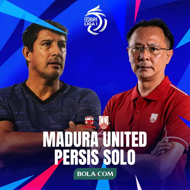 BRI Liga 1 - Madura United Vs Persis Solo - Duel Pelatih: Angel Alfredo Vera Vs Ong Kim Swee
