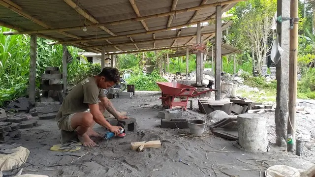 Klaster Perajin Batu Paras Taro di Bali