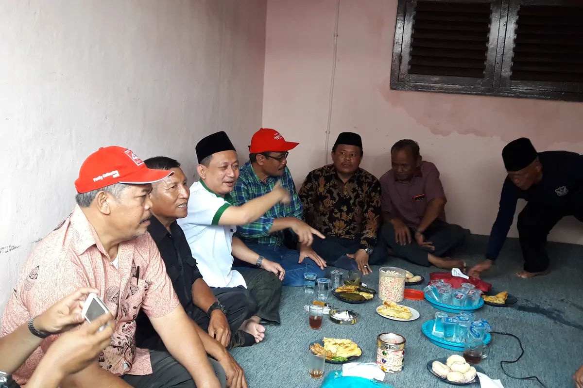  Dewan Pimpinan Wilayah (DPW) DKI Partai Kebangkitan Bangsa (PKB), Hasbiyallah Ilyas tampak menemani Djarot Saiful Hidayat berkampanye