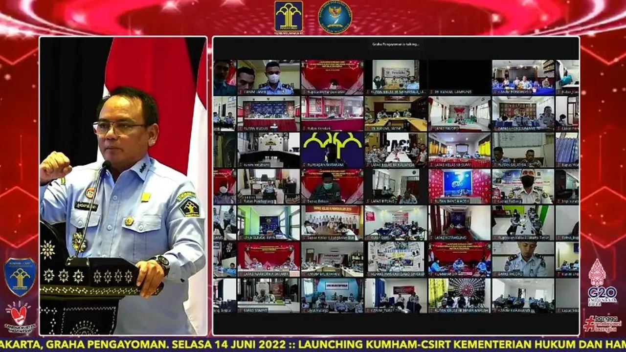 Sekretaris Jenderal Kemenkumham, Komjen Pol. Andap Budhi Revianto (Liputan6.com/Pramita Tristiawati)
