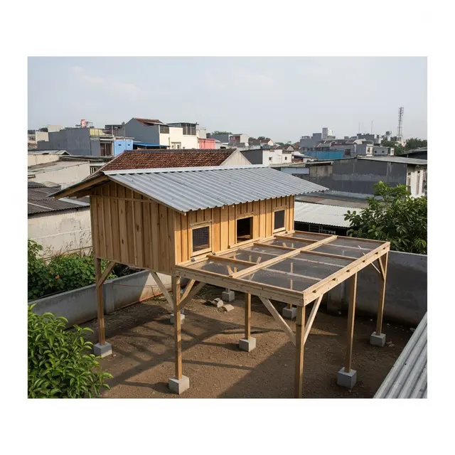 Cara Membuat Kandang Ayam Kampung Anti Bau (Image by Gemini AI)
