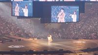 Park Bo Gum jadi tamu spesial di konser IU pada 10 Maret 2024 di Seoul. (Tangkapan layar Youtube 만숑이 )