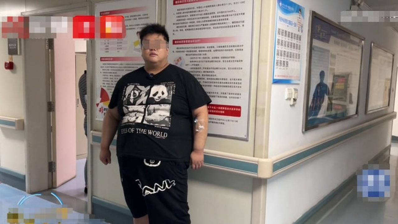 Pria obesitas di China