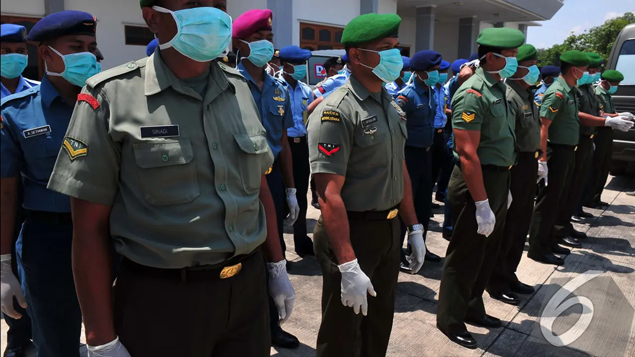 Persiapan Tim SAR TNI Menerima 4 Jenazah AirAsia