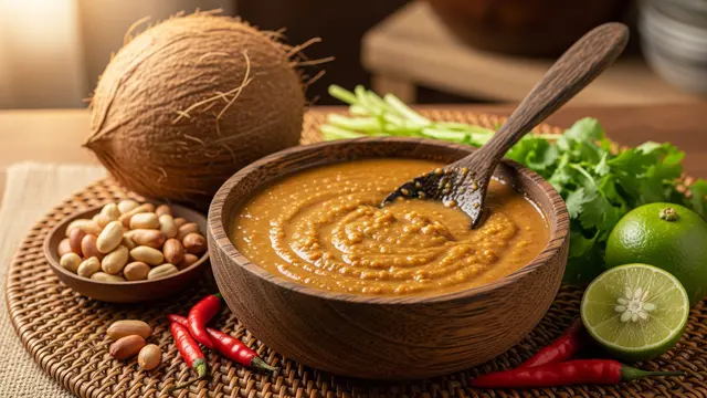 Cara Membuat Bumbu Sate Kacang Santan