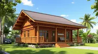 10 Model Rumah Kayu Sederhana Tapi Indah Terbaru 2025, Hunian Natural dan Modern