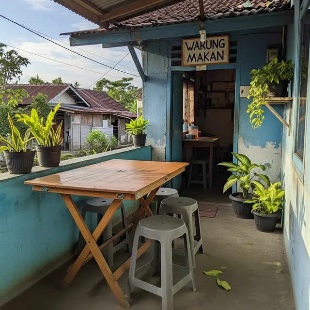 Desain Teras Rumah Minimalis Cocok untuk Warung Makan Kecil