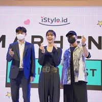 Bintang K-Drama Seol in-Ah atau Seorina hadir di Marhen J Hallyu Fest sebagai muse atau Face of the brand dari produk fashion Marhenn J di Central Park Mall, Sabtu (30/7).
