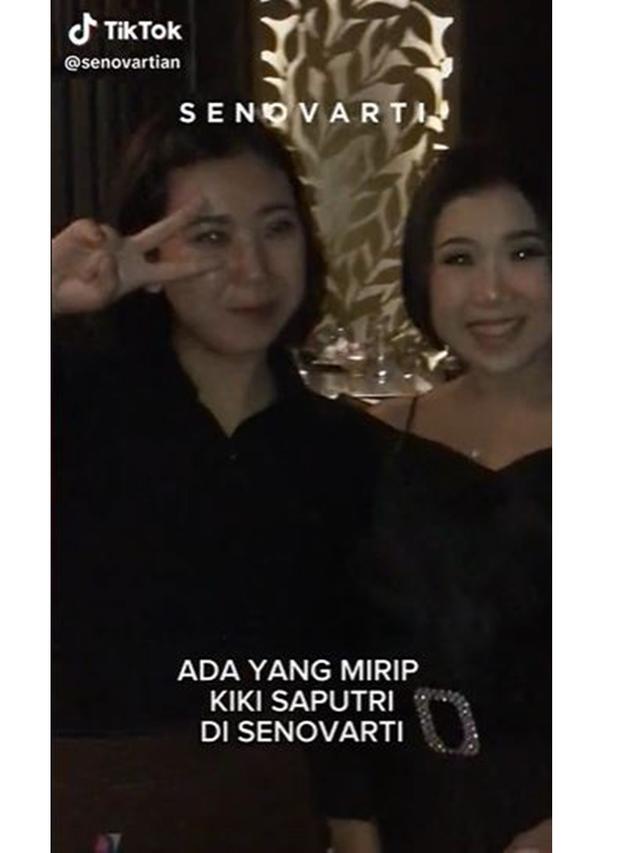 6 Momen Kiky Saputri Tak Sengaja Ketemu Wanita 'Kembarannya', Netizen: Mirip Banget