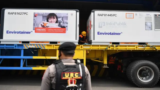 Indonesia Kedatangan Bahan Baku Vaksin Sinovac
