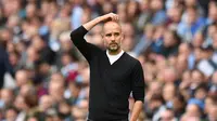 Manajer Manchester City, Pep Guardiola. (AFP/Oli Scarff)