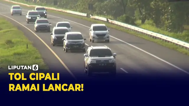 VIDEO: Pantauan Situasi Arus Balik Tol Cipali, Ramai Lancar!
