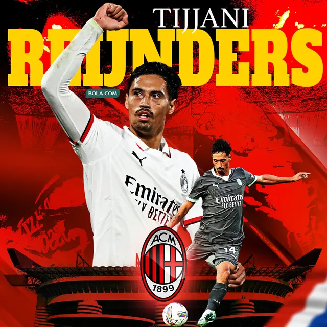 AC Milan - Ilustrasi Tijjani Reijnders