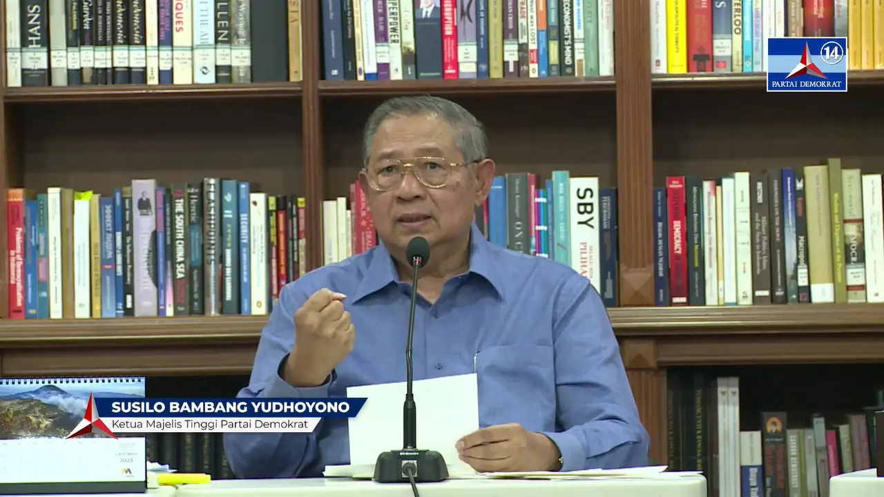 Ketua Majelis Tinggi Partai Demokrat Susilo Bambang Yudhoyono (SBY) soal Anies-Cak Imin