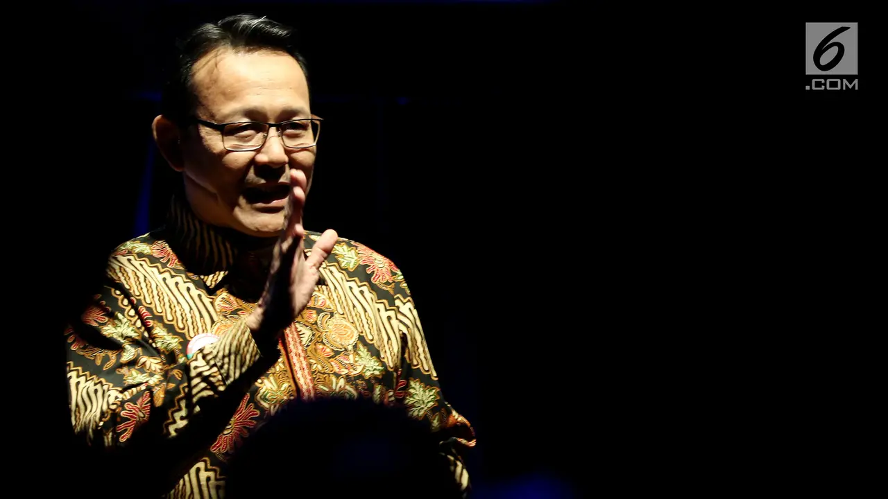 Direktur Utama BPJS Kesehatan Fachmi Idris saat menjadi Pembicara Program acara Liputan6.com "Inspirato" di SCTV Tower