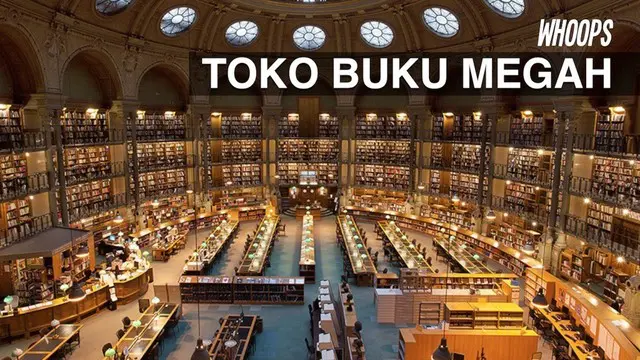WHOOPS: Gedung Teater Ini Disulap Jadi Toko Buku Megah