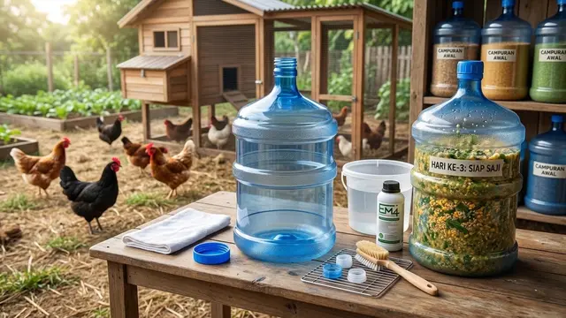 Cara Membuat Fermentasi Pakan Ayam
