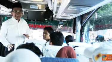 Citizen6, Jakarta: Sebanyak 14 bus diberangkat ke Jawa Tengah dan 4 bus tujuan Jawa Timur. Lokasi keberangkatan lainnya berada di PLN Distribusi Jakarta dan Tangerang. (Pengirim: Agus Trimukti)